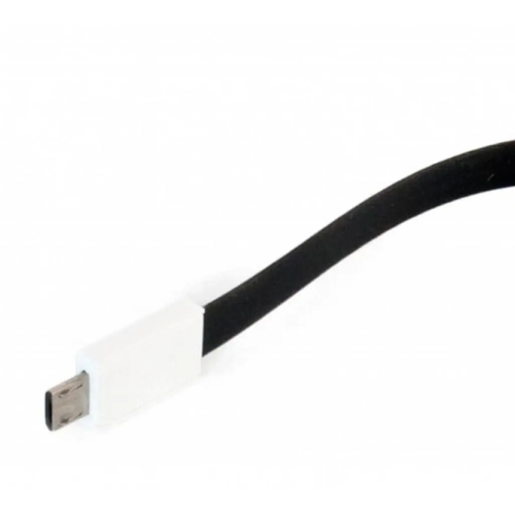 Дата кабель USB 2.0 AM to Micro 5P 0.18m black Extradigital (KBU1786) - фото 4