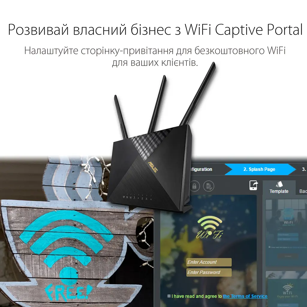 Маршрутизатор Asus бездротовий LTE 4G-AX56 (90IG06G0-MO3110) - фото 9