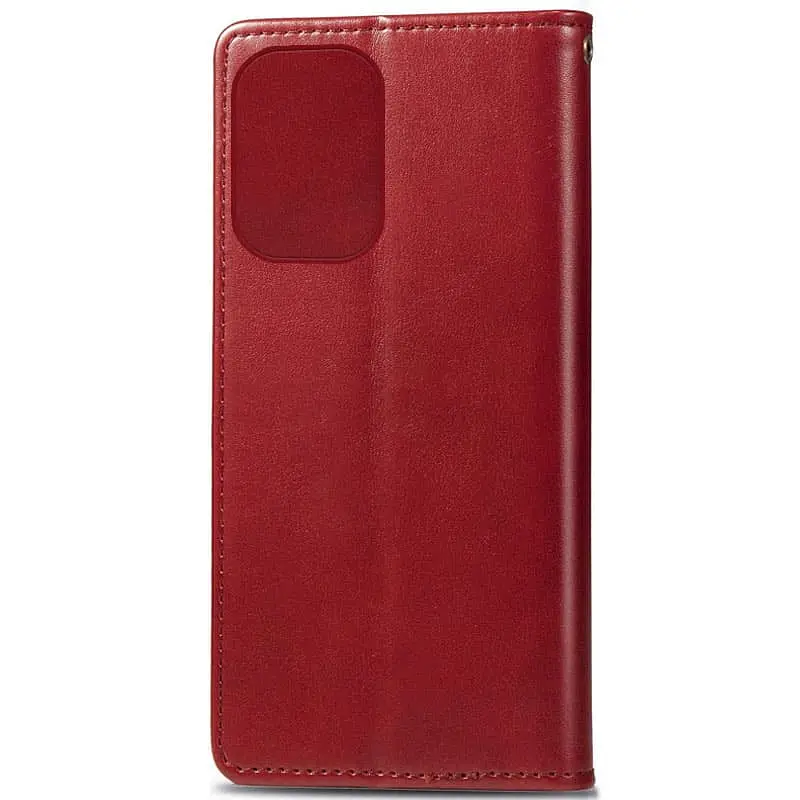 Шкіряний чохол-книжка Getman Gallant (PU) для Motorola Moto G87 5G Червоний - фото 5