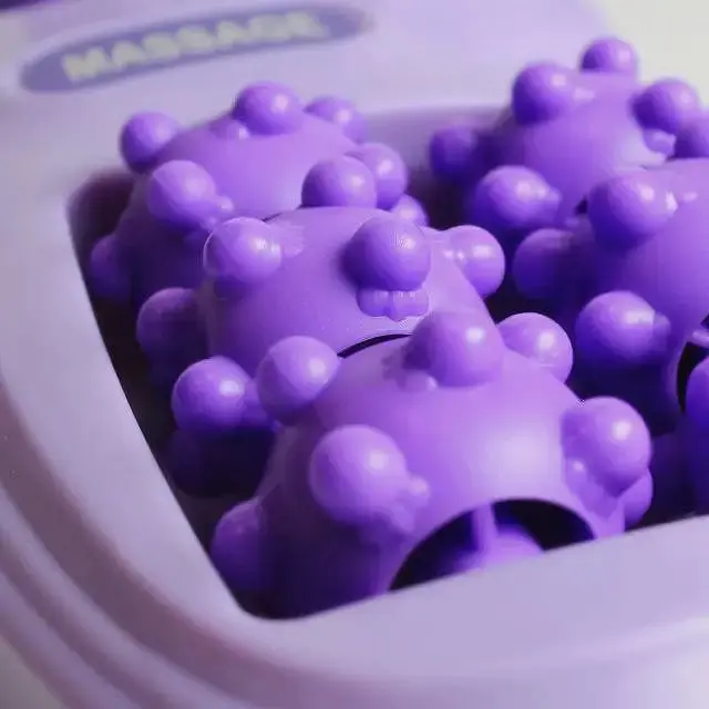 Портативний масажер для ніг Cat Claw Style Foot Massager з 12 роликами та 4 магнітними кульками - фото 6