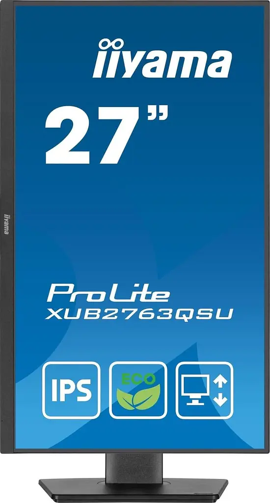 Монітор Iiyama 27" XUB2763QSU-B1 QHD IPS 100Hz (XUB2763QSU-B1) - фото 4