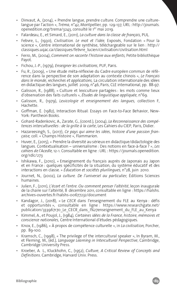Collection F. Le fait culturel en classe de FLE - фото 34