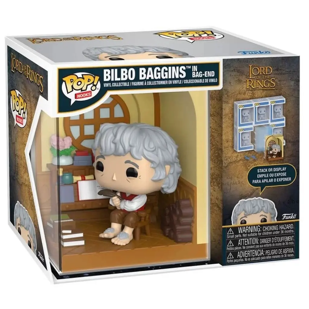 Фігурка Funko Pop Nooks серії Володар перснів - Більбо Торбин у Торбиному Куті (90463) - фото 2