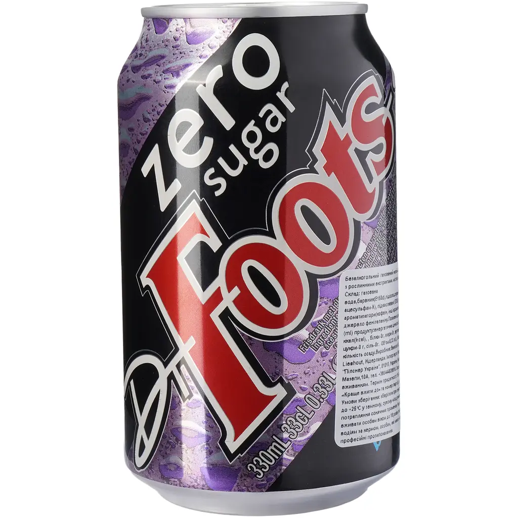 Напiй Dr. Foots Zero сильногазований 0.33 л - фото 4