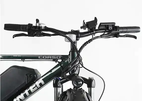 Електровелосипед Corso HUNTER 26 дюймів (500W, 48V, 15Ah) Чорний - фото 7
