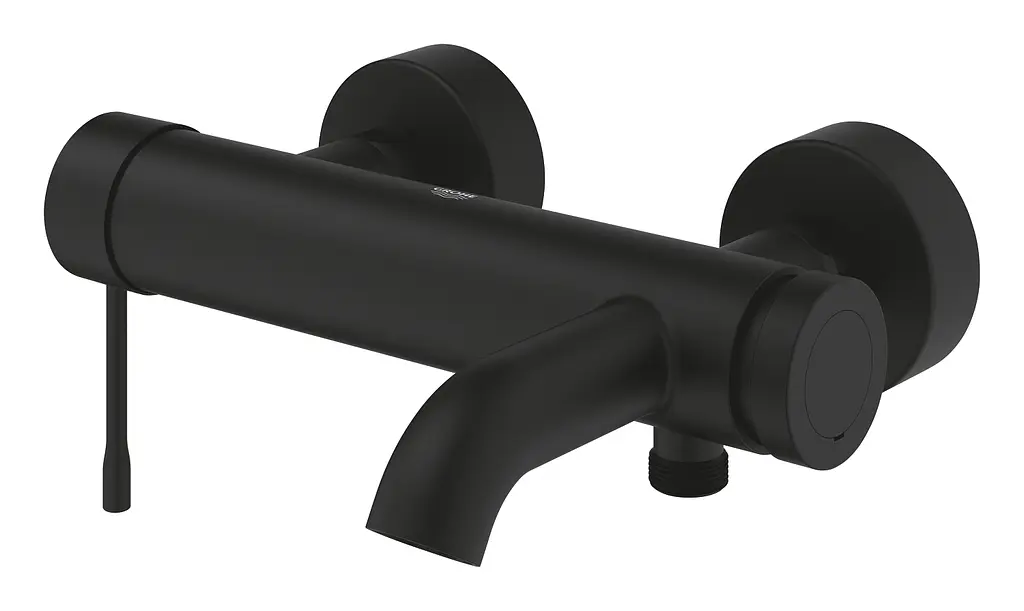 Змішувач для ванни Grohe Essence 25250KF1, Чорний матовий - фото 2