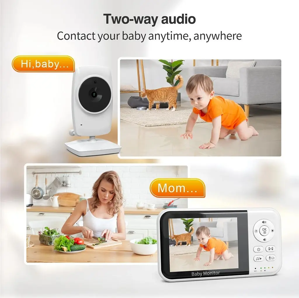 Видеоняня Baby Monitor MC632A с ночным видением и двухсторонним аудио - фото 8