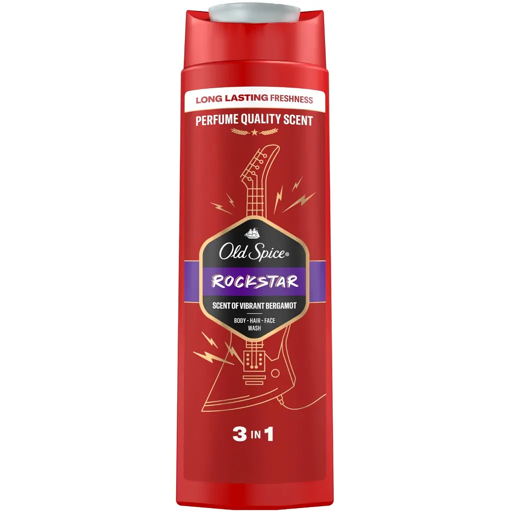 Гель для душу Old Spice 3-в-1 Rockstar 400 мл (8700216232746) - фото 9