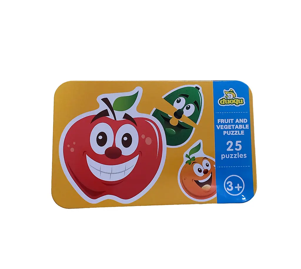 Набор пазлов C 73296, в боксе (6900067732965) Овощи, фрукты Жёлтый - фото 3