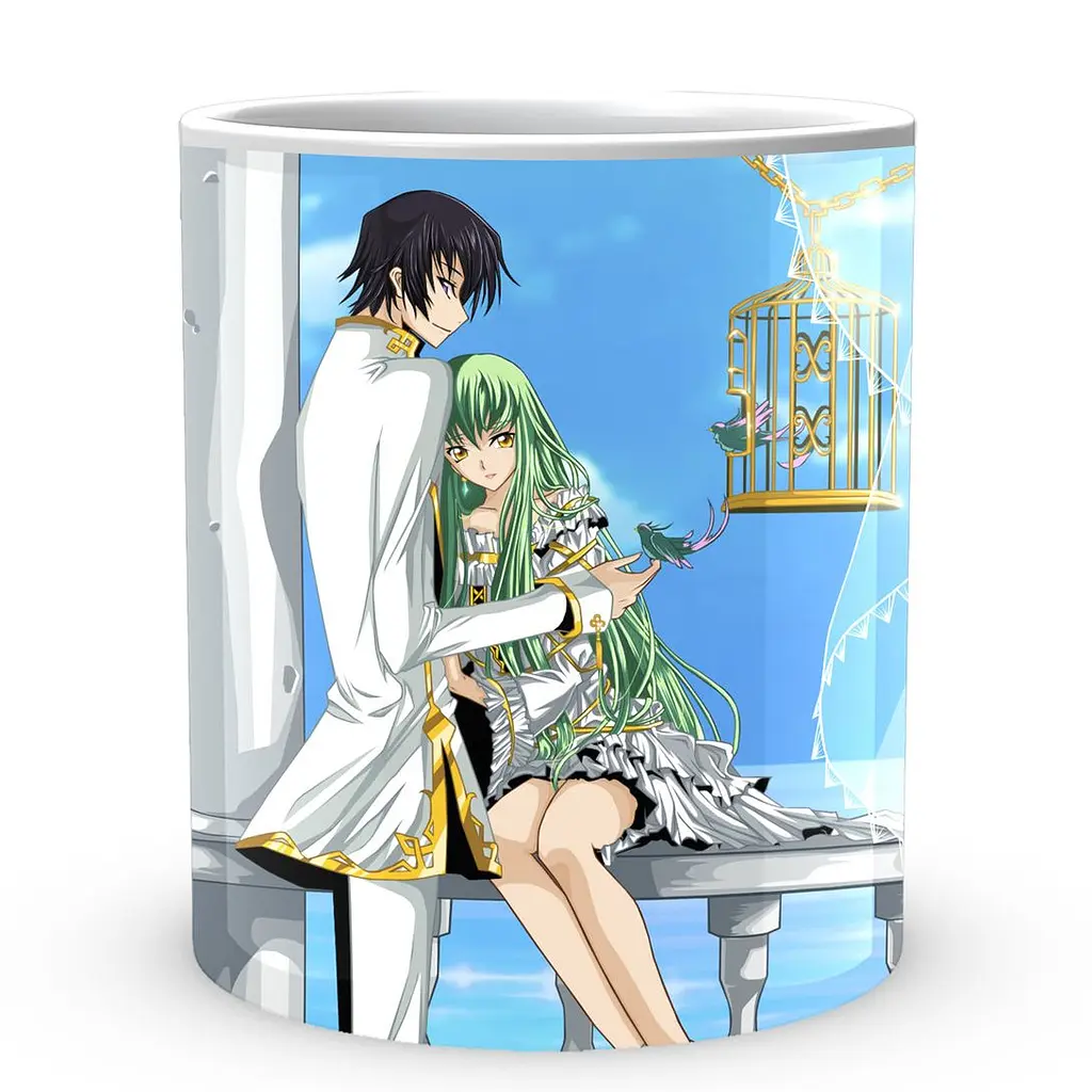 Кухоль GeekLand Код Гіас Code Geass обійми CG.02.19 330 мл білий - фото 3