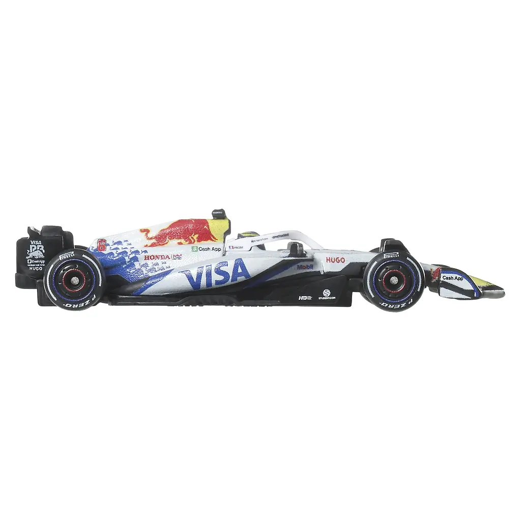 Набір колекційних машинок Hot Wheels Formula 1 VCARB Liam Lawson та Isack Hadjar 1:64, 2 шт. (JMM94) - фото 5