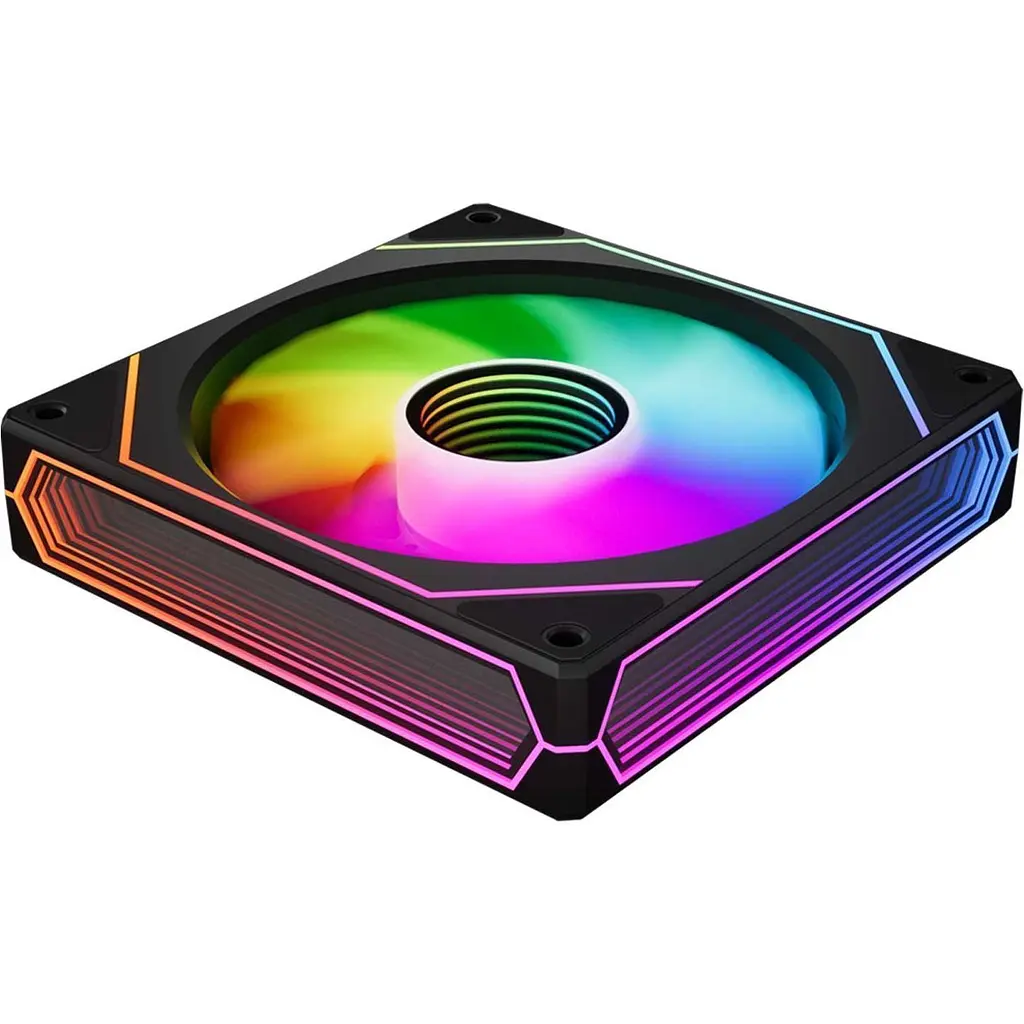 Корпусний вентилятор Zezzio Prism 6 Pro ARGB чорний реверсний [165102] - фото 4