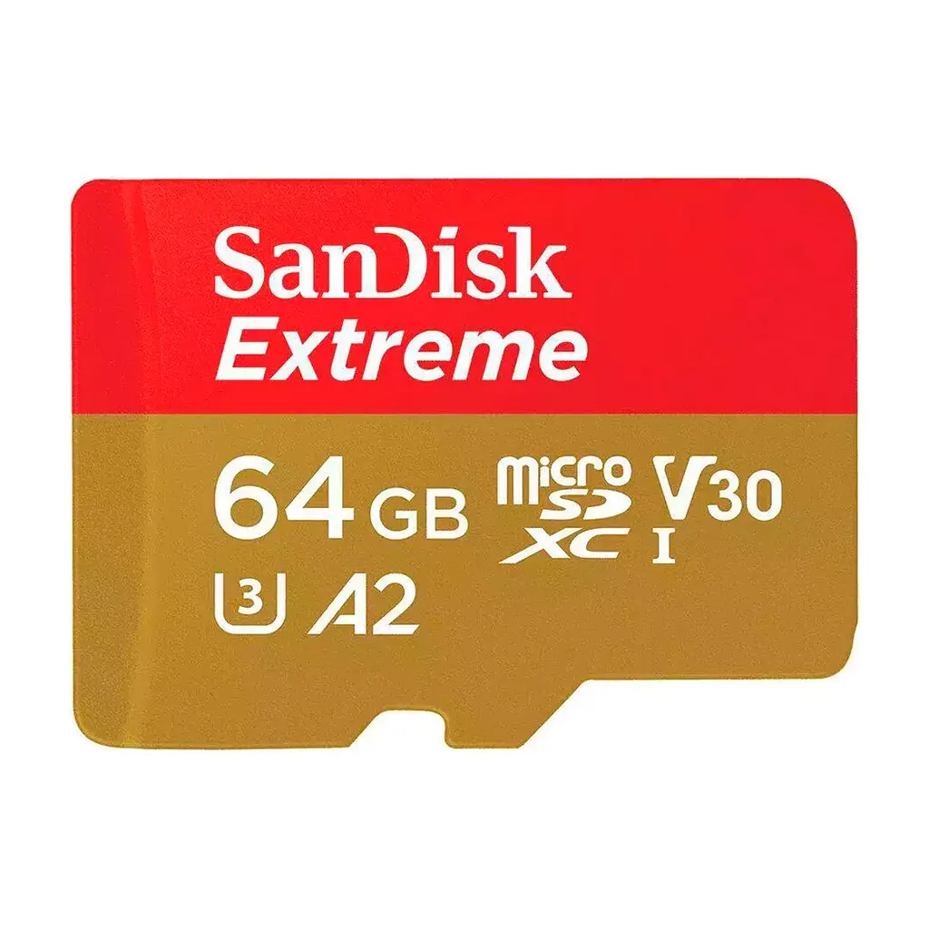 Карта пам'яті SanDisk 64GB microSD class 10 UHS-I Extreme For Action Cams and Dro (SDSQXAH-064G-GN6AA) - фото 3
