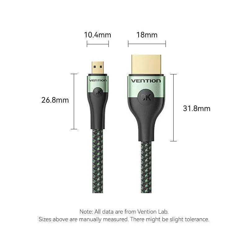 Кабель Vention HDMI-miniHDMI V 2.0 1 м (AGKGF) - фото 2