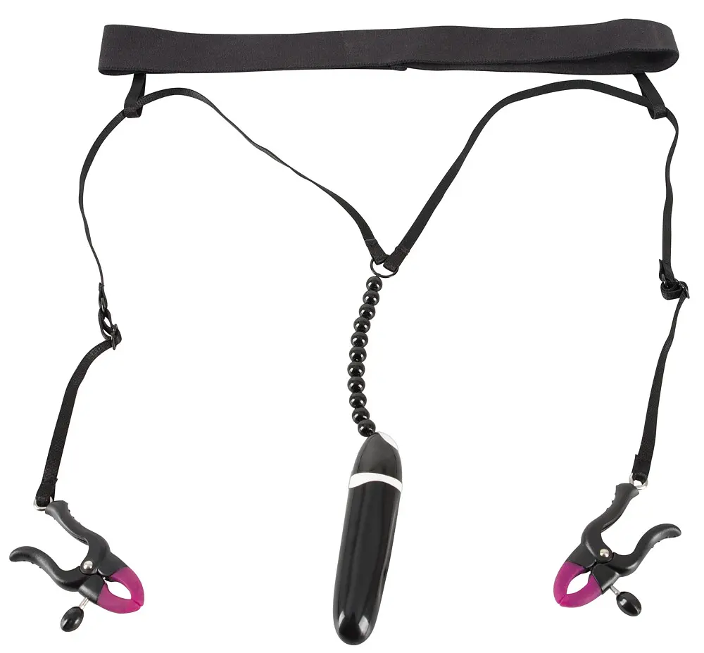 Затискачі для клітора - Bad Kitty Spreader String with - фото 8