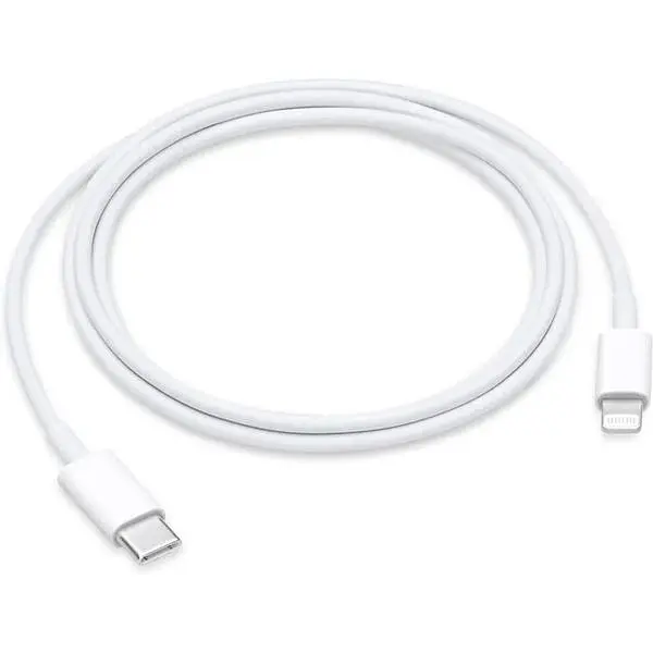 Кабель Apple USB-C to Lightning cable 1m HC White - фото 2
