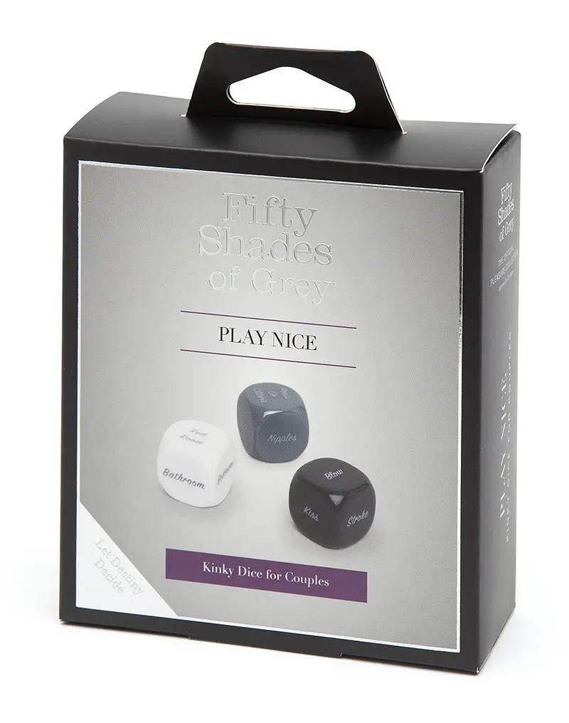 Эротическая игра для пары Fifty Shades of Grey, 3 кубика - фото 2