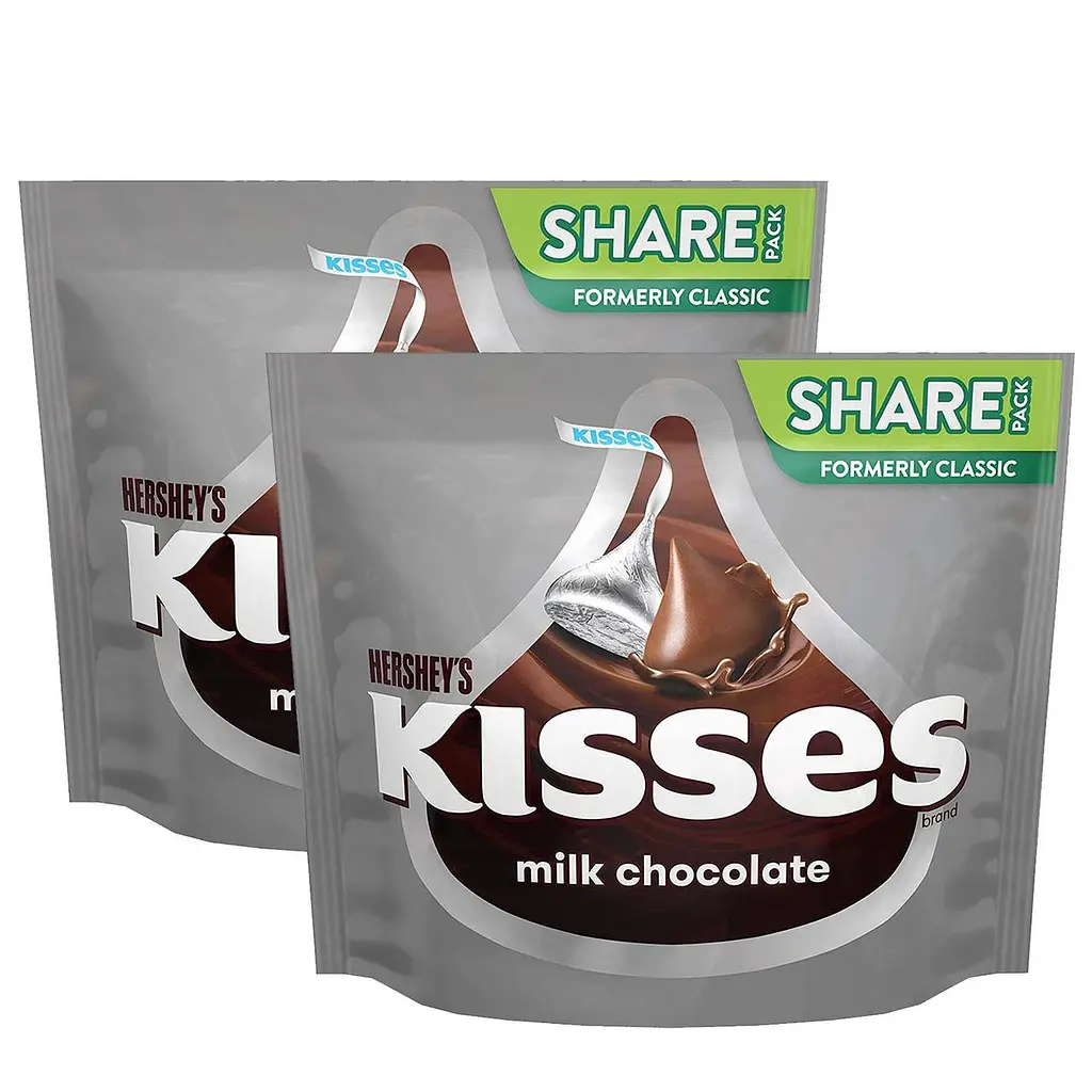 Шоколадні цукерки Hershey's Kisses Milk Chocolate 306г - фото 8