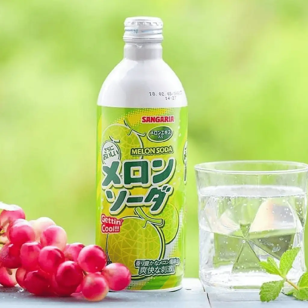 Газований напій Sangaria Ramune Melon Soda 500мл - фото 4