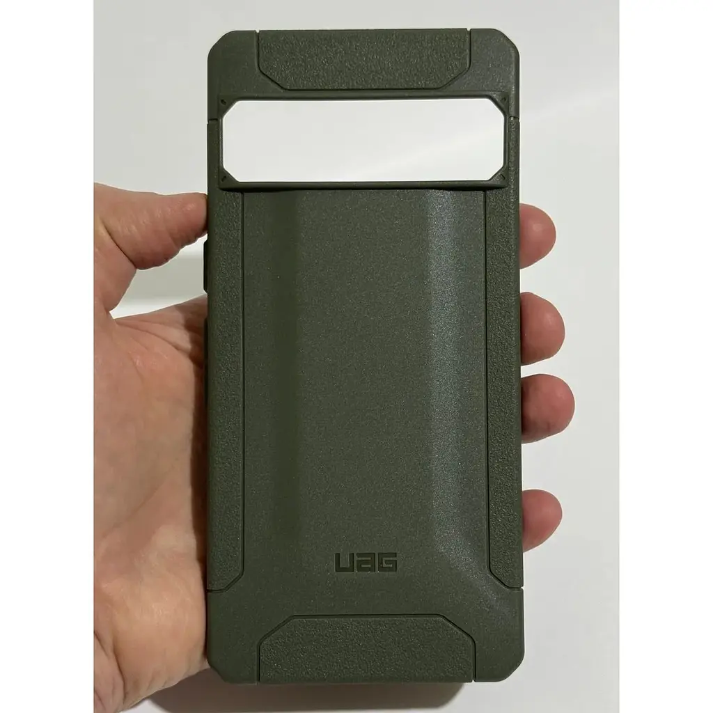 Оригинальный противоударный чехол UAG Scout для Google Pixel 7 Pro (6.7") Olive Drab (614002117272) - фото 5
