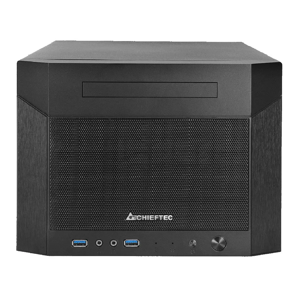 Корпус Chieftec PRO CUBE MINI CN-01B-OP miniITX, без Блок живлення, Чорний - фото 3