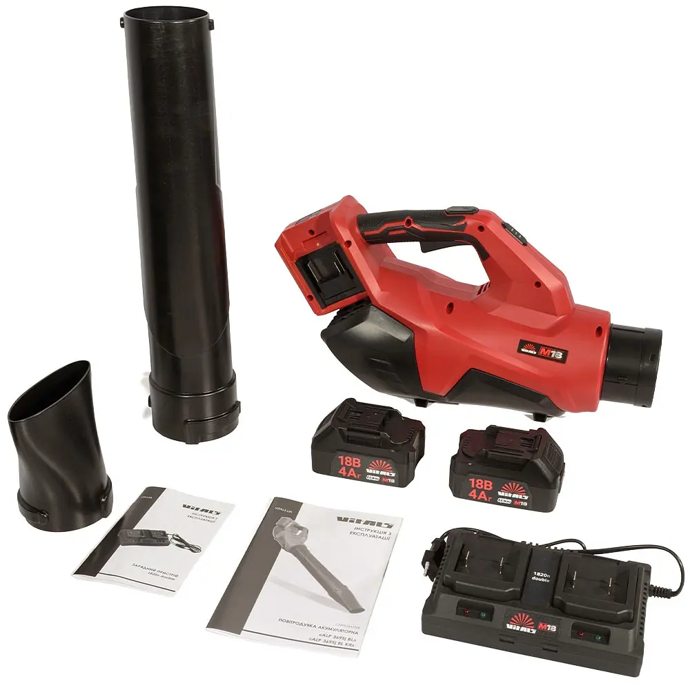 Повітродувка акумуляторна Vitals Master ALP 3695j BL Kit (240473) - фото 12