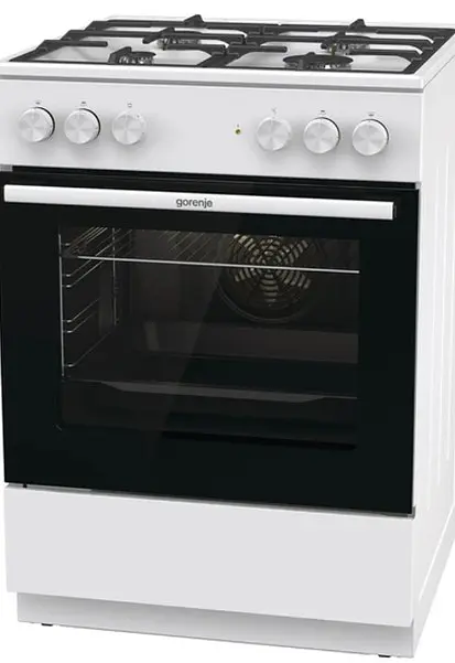Плита комбінована Gorenje GK6A40WFFM (чавунні решітки, гриль, конвекція) - фото 4