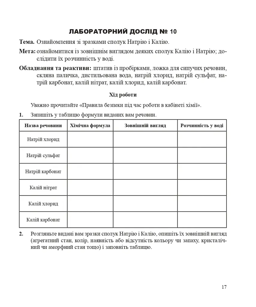 Хімія. Зошит для лабораторних дослідів і практичних робіт. Рівень стандарту. 10 клас - Людмила Дячук - фото 6