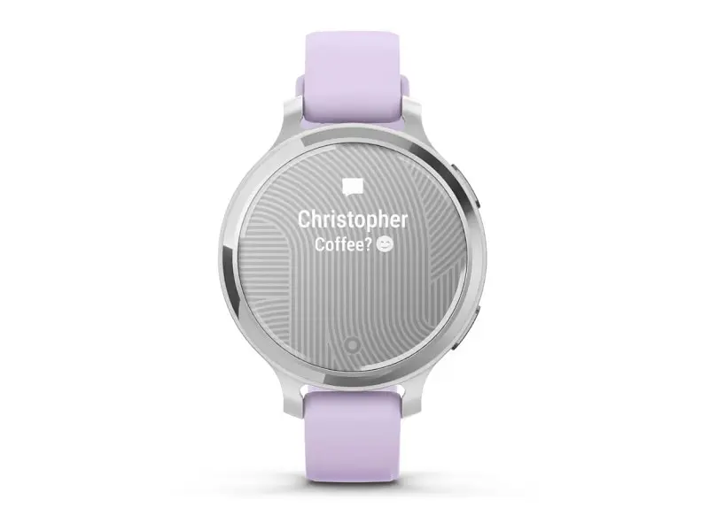 Смарт-годинник Garmin Lily 2 Active Silver with Purple Jasmine Silicone Band (010-02891-01) - фото 8