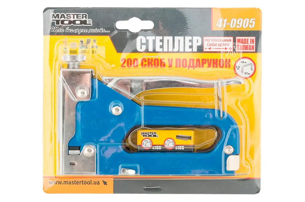 Степлер механический рычажный Mastertool скоба 11.3 x 0.7 x 4-14 мм 41-0905 - фото 3