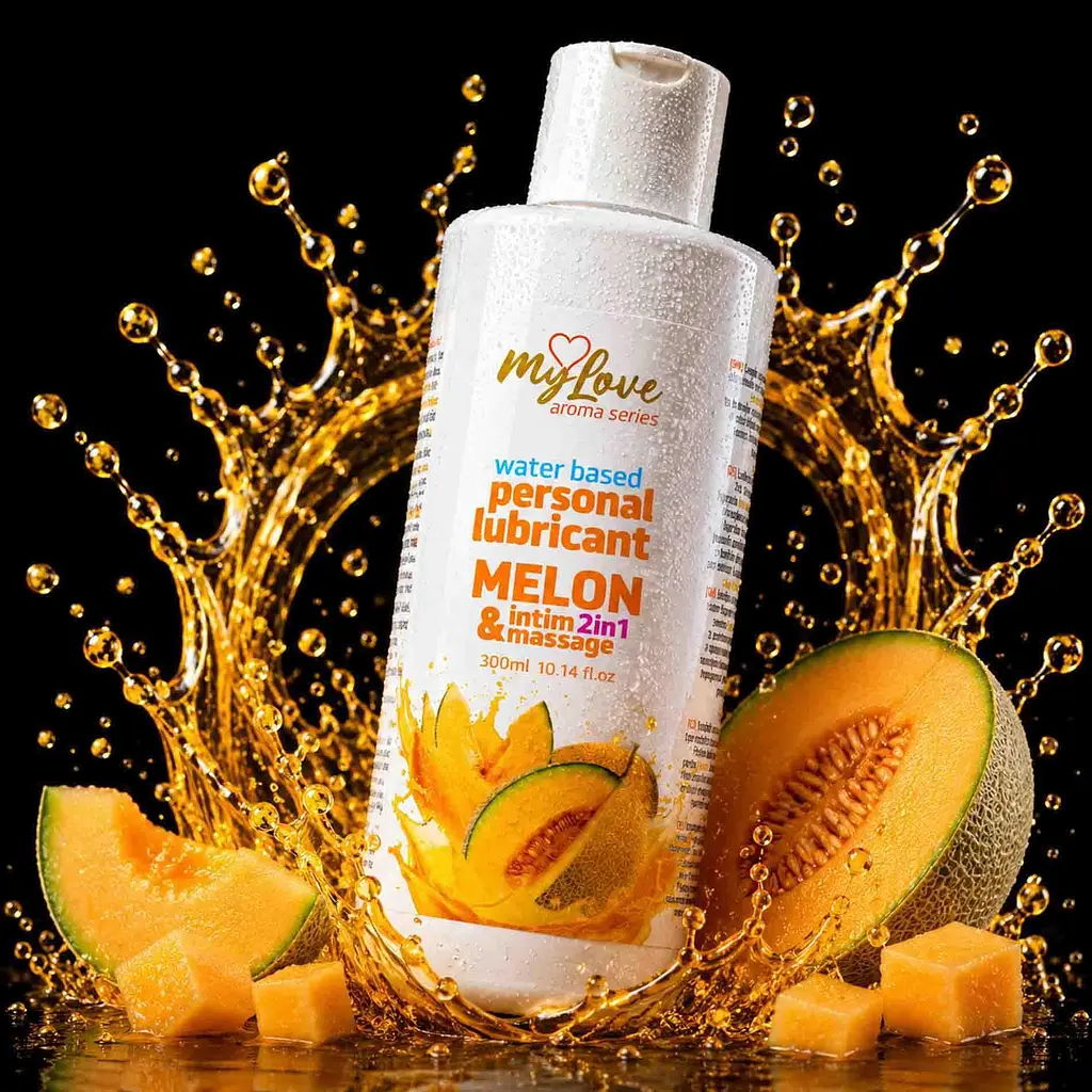 Лубрикант MyLove Aroma Series IntimMassage 2in1 Melon, 300 мл - фото 2