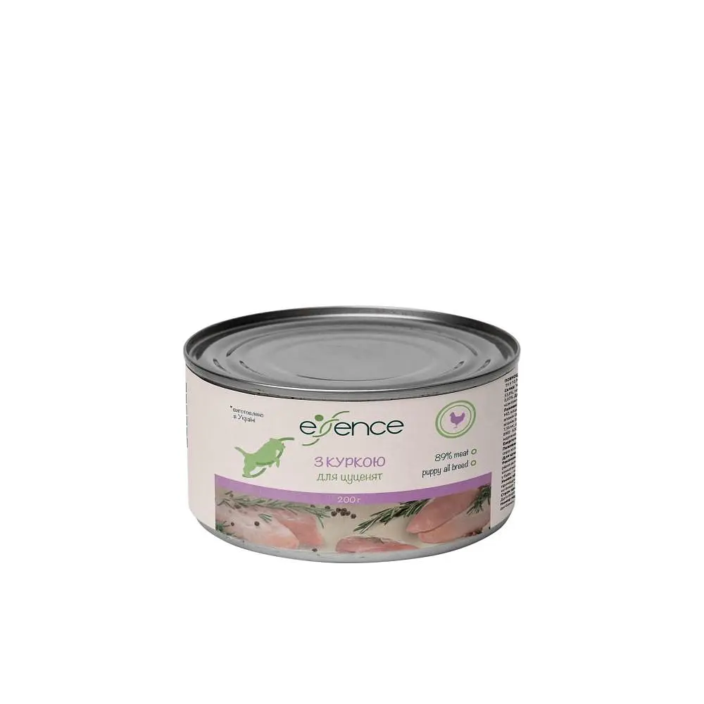 Вологий корм для цуценят Essence 200 г (курка) - фото 2