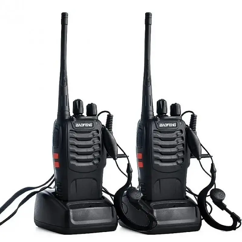 Комплект із двох рацій BAOFENG BF-888S ∙ Радіус передачі сигналу до 6 км, 400-470 МГц, 5 Вт