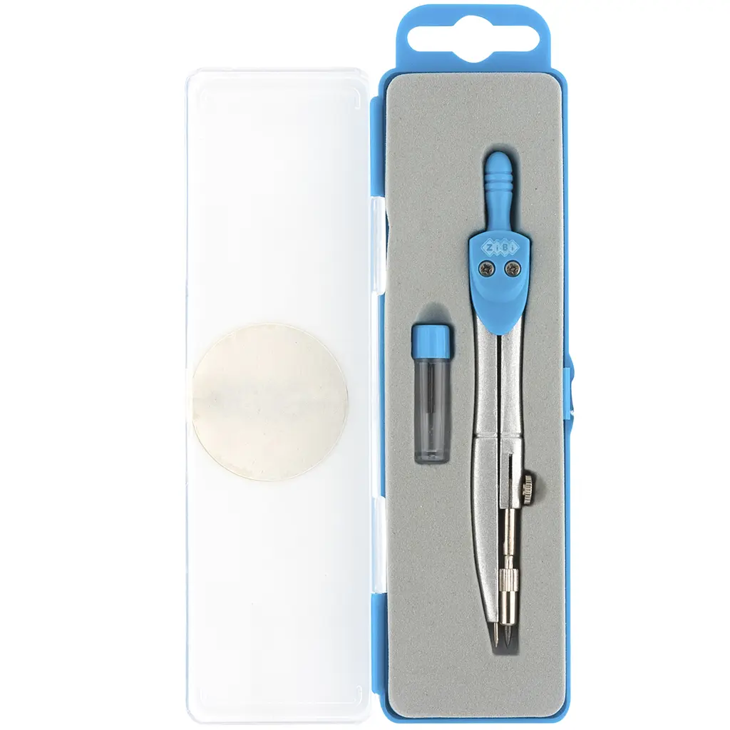 Циркуль ZiBi Kids Line Basis з запасним грифелем блакитний (ZB.5302BS-14) - фото 2