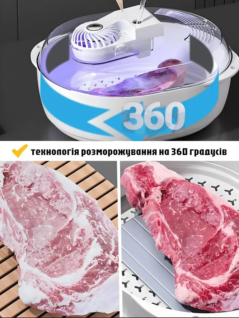 Контейнер для розморожування продуктів 6 в 1 - фото 4