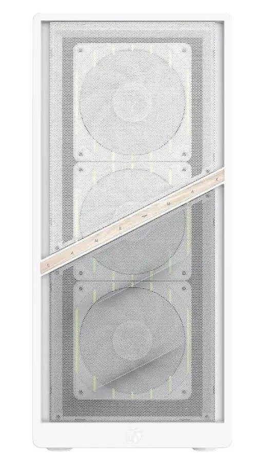 Корпус GameMax Aeris 330 M Tempered Glass без БЖ White (AERIS 330 MW) - фото 3