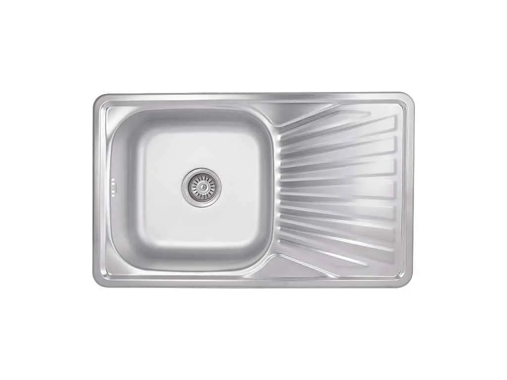 Мийка врізна Brinex 780х480х180мм 1 7848, Satin 0,8мм BRIN7848SAT08