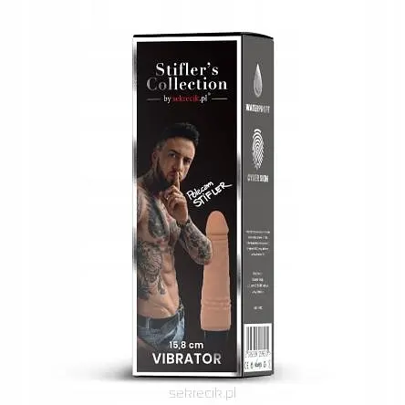 Реалістичний вібратор Medica-Group Stifler's Collection By Sekrecik 15.8 см тілесний - фото 3