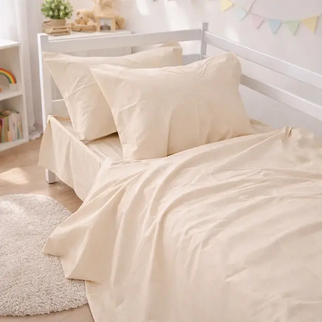 Дитяча постільна білизна JUNIOR Poplin Line Sandy (2200012795798) - фото 5