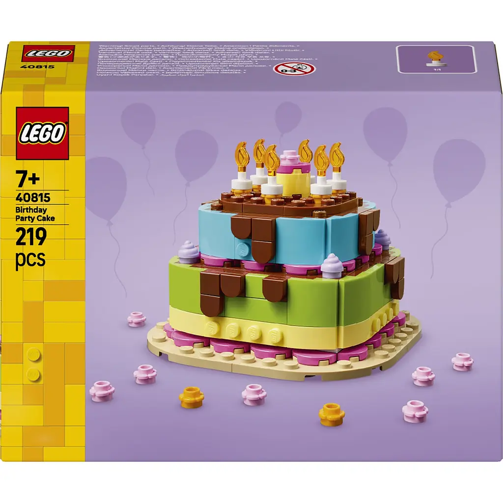Конструктор LEGO Торт на день народження (40815) - фото 3