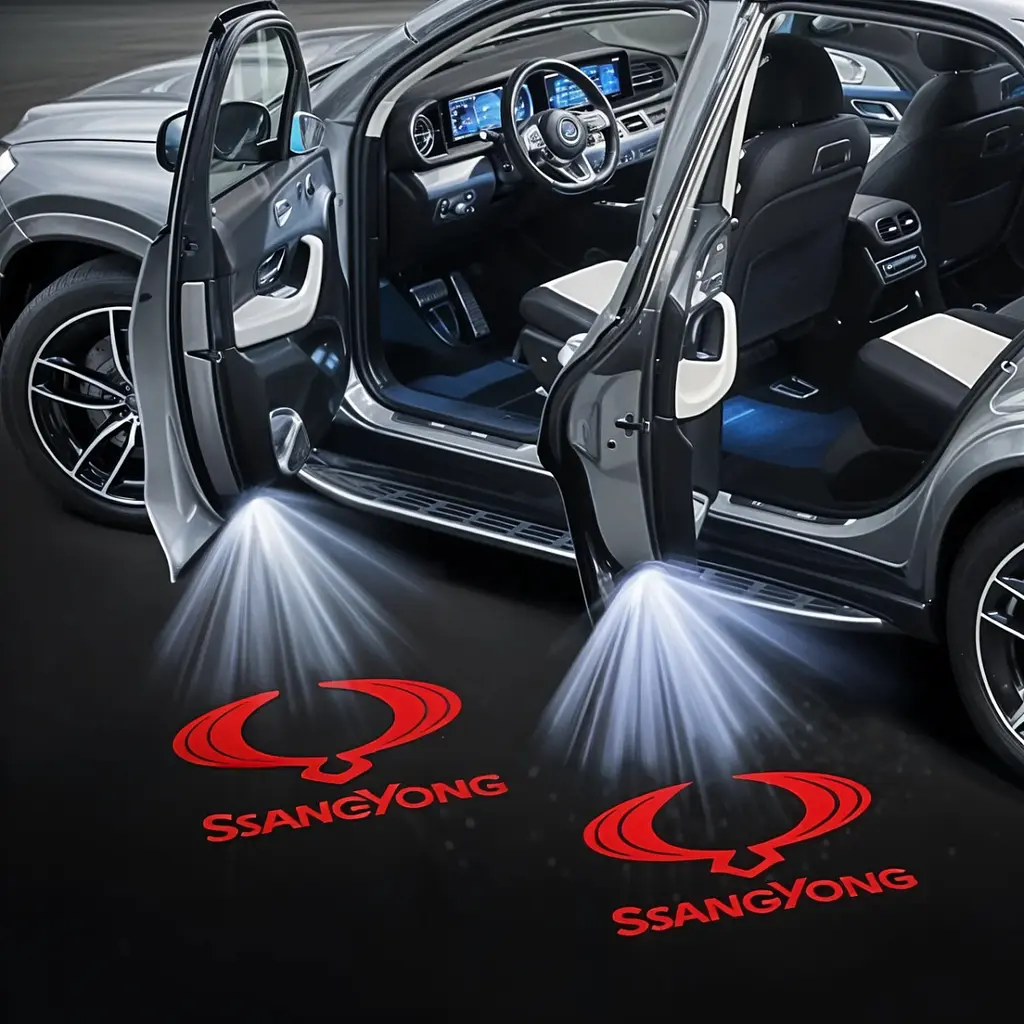 Картридж-вставка логотипу SSANG YONG на двері 1 шт. - фото 2