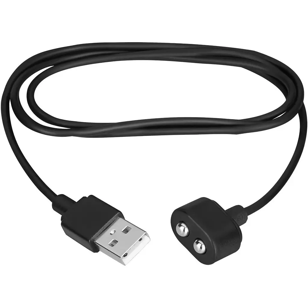 Зарядка (запасний кабель) для іграшок Satisfyer USB charging cable Black - фото 2