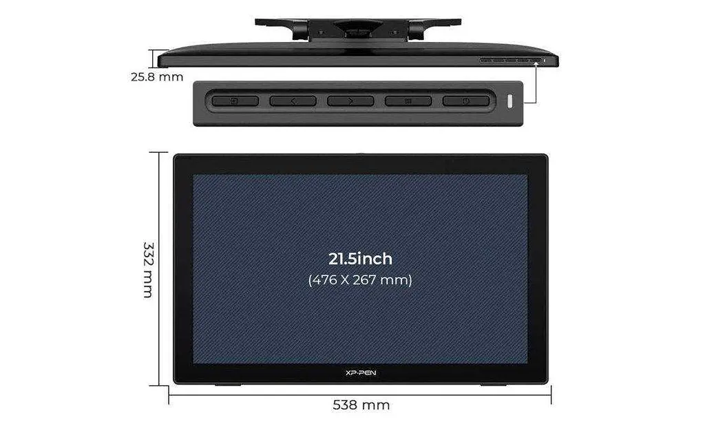 Монітор-планшет XP-Pen Artist 22 (2nd Generation) Black (ArtistCD220F_EU) - фото 7