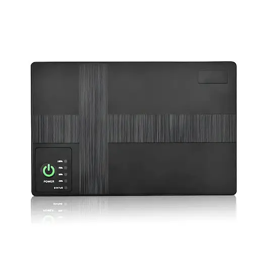 Джерело безперебійного живлення для мережевого обладнання DC1018P 12V/ 9V/ 5V 10400 mAh Чорний - фото 3