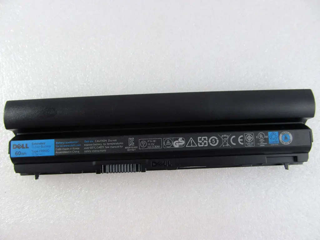Акумулятор для ноутбука Dell Latitude E6230 FRR0G, 5200 mAh (60Wh), 6cell, 11.1V, Li-ion, чорний - фото 2