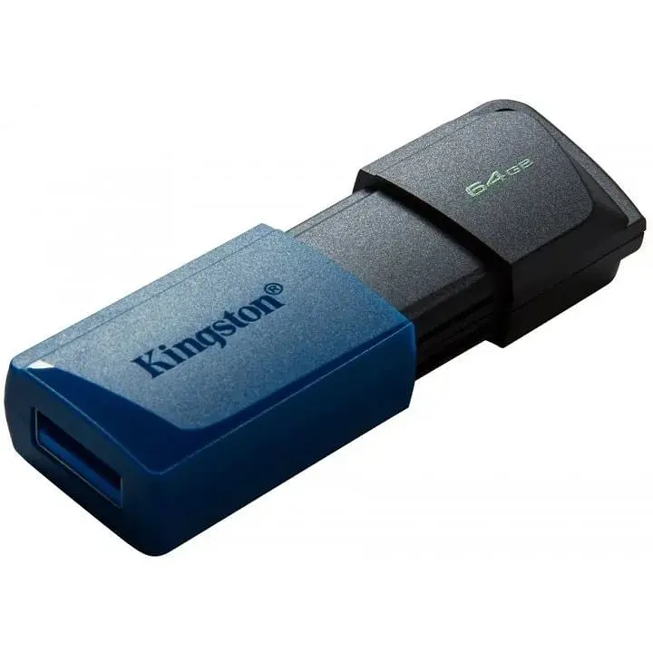 USB флеш-накопитель Kingston DataTraveler Exodia M 64GB USB-A 3.2 Gen 1 Black/Blue (DTXM/64GB) [76430] - фото 5