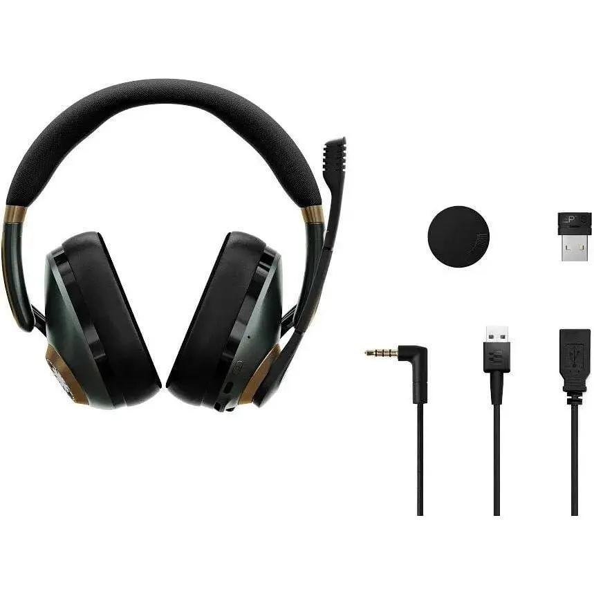 Ігрова гарнітура - бездротові навушники Epos H3Pro Hybrid Racing Green Wireless Gaming Headset - фото 4