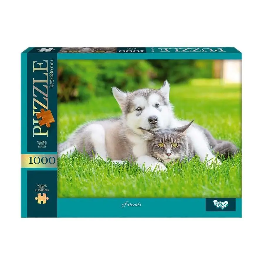 Пазл Danko Toys Друзі 1000 ел. Зелений (IP-177-P-1218)