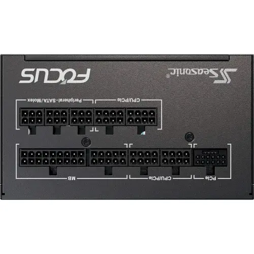 Блок живлення 750 Вт, Focus GX ATX 3.1, Black, модульний, 80+ Gold, Active PFC Seasonic teh0034034 - фото 8