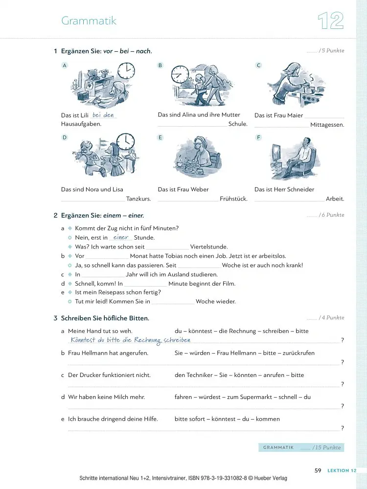 Schritte international Neu Intensivtrainer mit Audio CD zu Band 1 und 2 - Даніела Нібіш - фото 3
